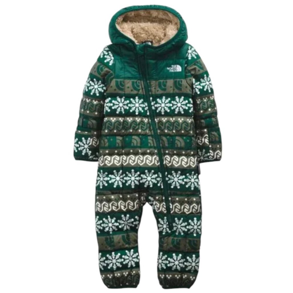 The North Face Green Patterned Kids Jacket